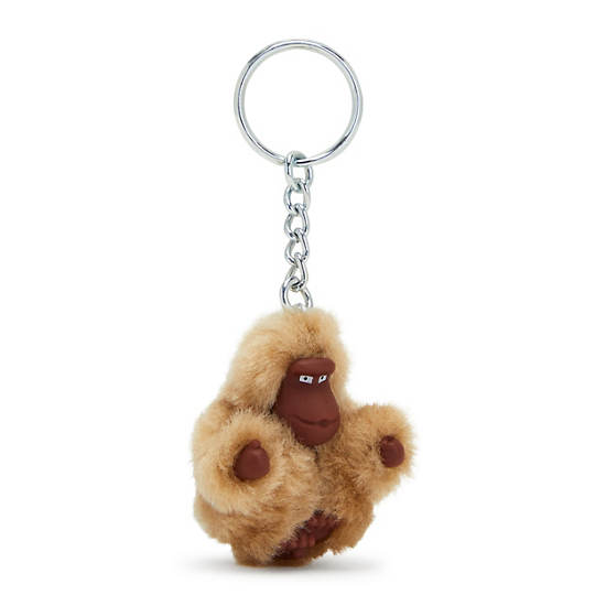 Kipling Sven Extra Small Iconic Monkey Keychain Accessories Caramel Beige | AU 1974MQ